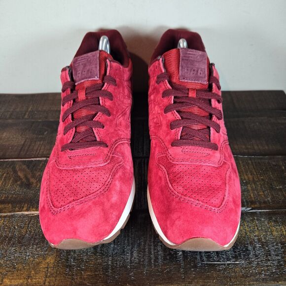 NEW New Balance 996 Mens Size 9 D Lifestyle Running Shoes MRL996LO Red Suede - Picture 2 of 11